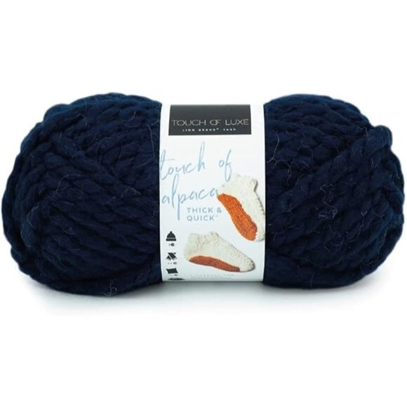 Lion Brand Touch of Alpaca Thick & Quick Nightshade - Picture 1 of 1